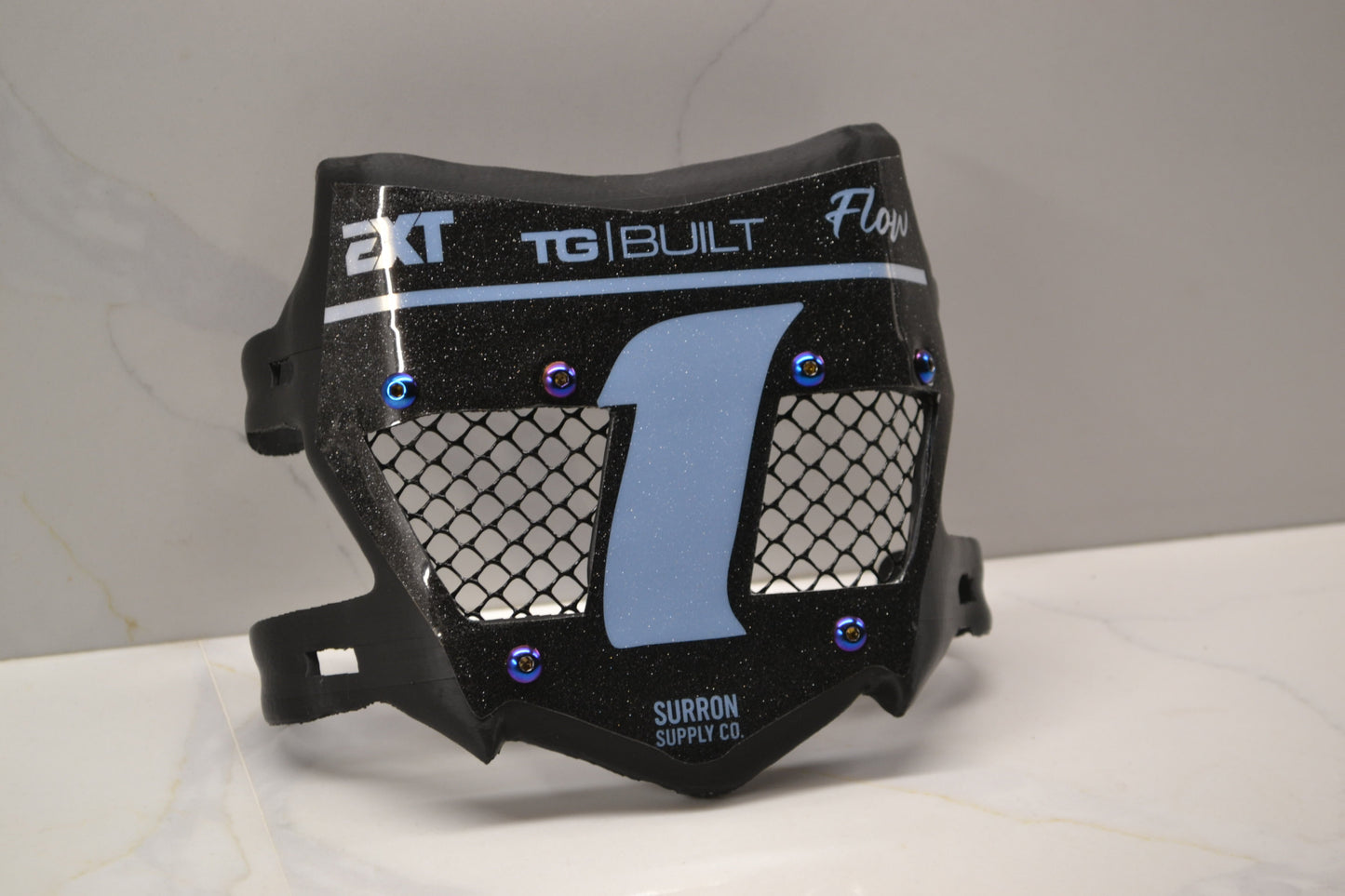 "MotoCutz" Vented Front Number Plate
